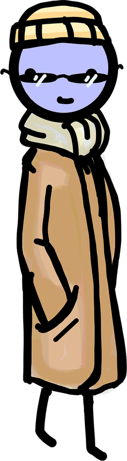 Guy in trench coat